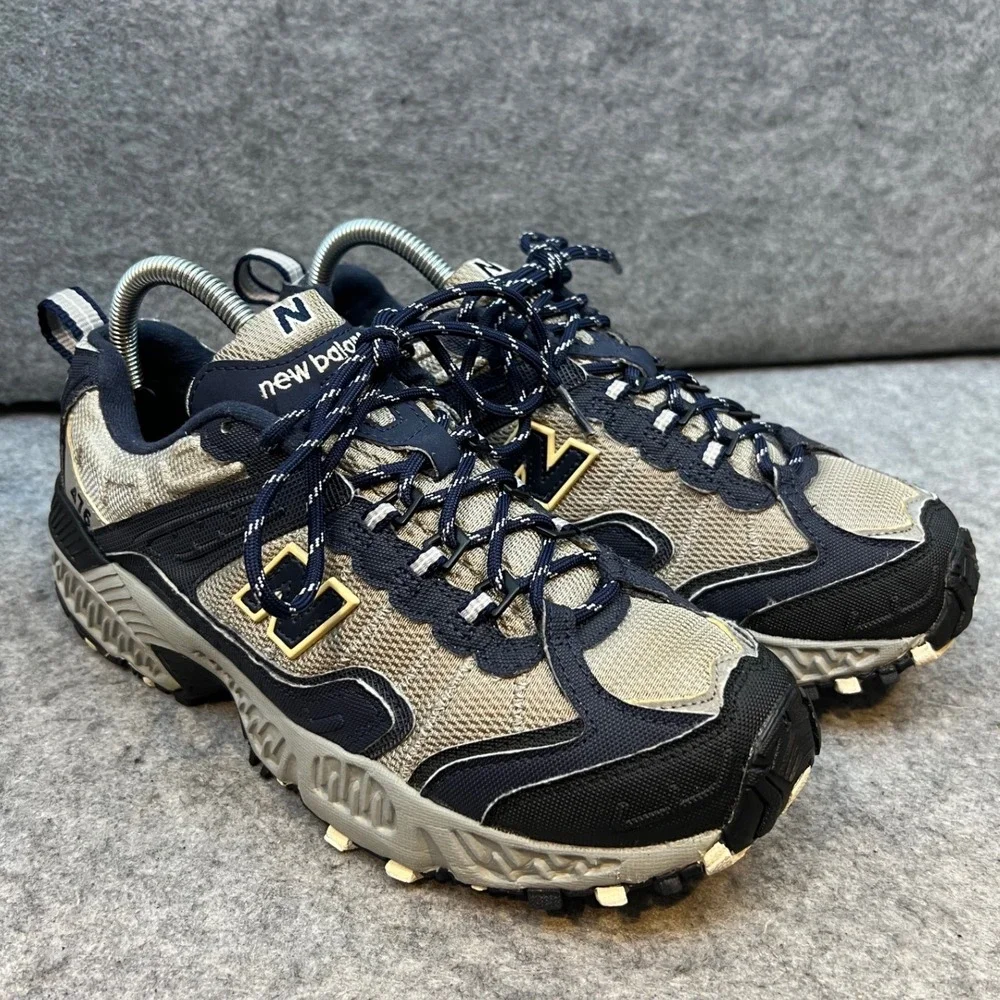 New Balance 476 Trail Running Shoes Sneakers Gray Navy Outdoors Men's‎ 7.5